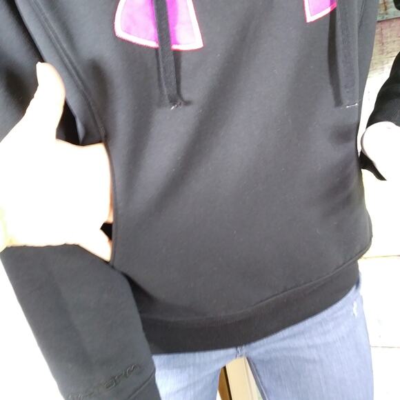 Under Armour Storm black hoodie Purple logo size small - Picture 7 of 7